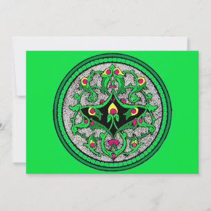 Celtic cartouche print