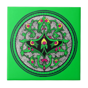 Celtic cartouche tile