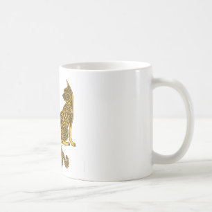 celtic cats 6 bronze gold coffee mug