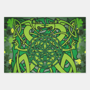 Celtic Celebration Wrapping Paper Sheet