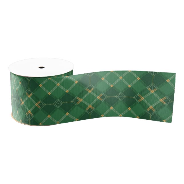 Celtic check grosgrain ribbon (Spool)