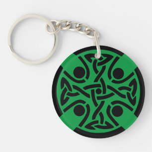 Celtic Christian cross Keychain