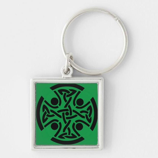 Celtic Christian cross  Keychain (Front)
