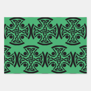 Celtic Christian cross  Wrapping Paper Sheet