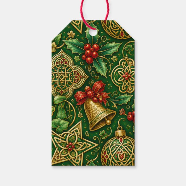 Celtic Christmas Gift Tags (Front)