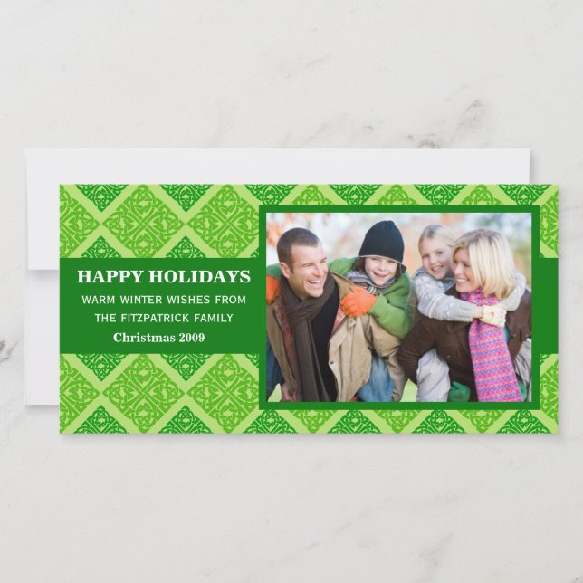 Celtic Christmas Photo Card (Front)