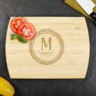 Celtic Circle Personalized Bamboo Cutting Board