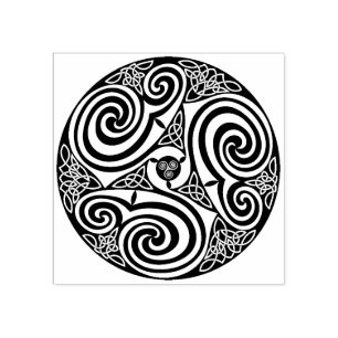 Celtic circle Rubber stamp