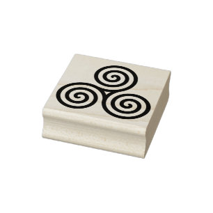 celtic circles art stamp