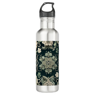 Celtic Clover Floral Charm 710 Ml Water Bottle