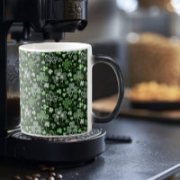 Celtic Clover Pattern Green Irish Hearts
