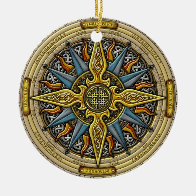 Celtic Compass Ornament (Front)