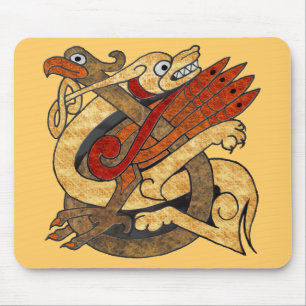 Celtic Creatures Mouse Pad