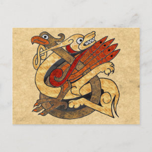 Celtic Creatures Postcard
