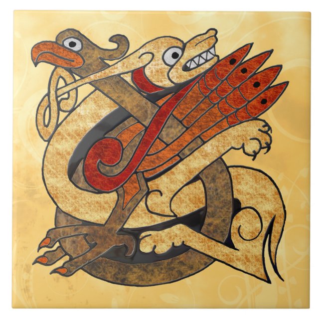 Celtic Creatures Tile (Front)