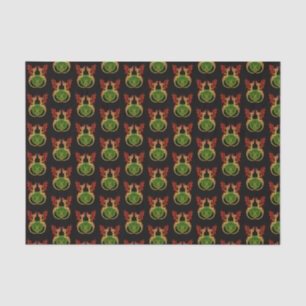 Celtic Crescent Moon And Dragons Tissue Paper