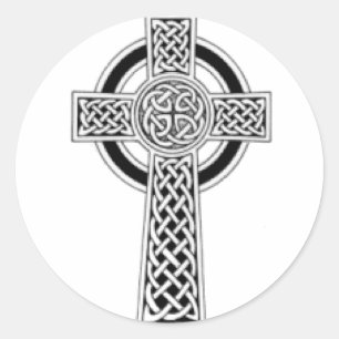 Celtic Cross 1 Classic Round Sticker