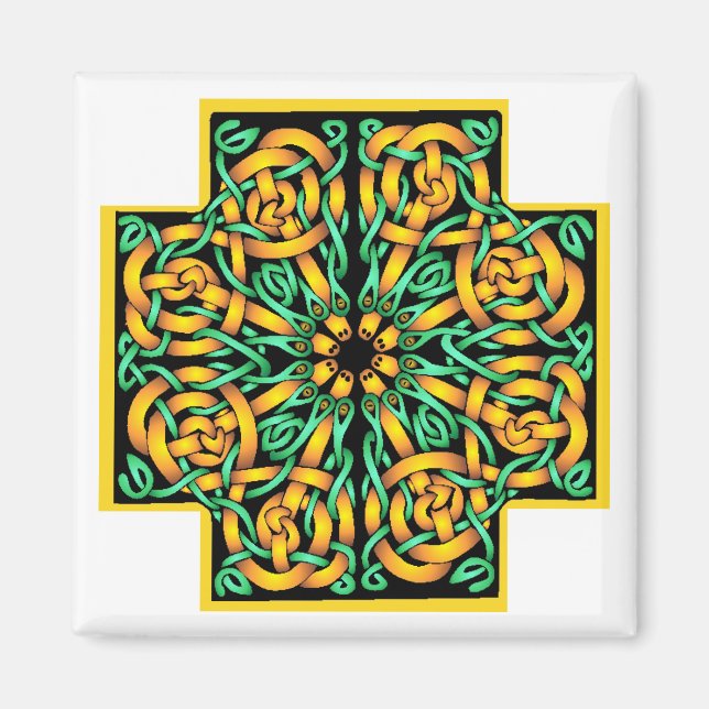 Celtic Cross 2 Magnet (Front)