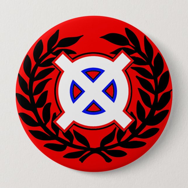 Celtic Cross   4 Inch Round Button (Front)