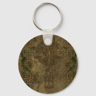 Celtic Cross and Celtic Knots Keychain