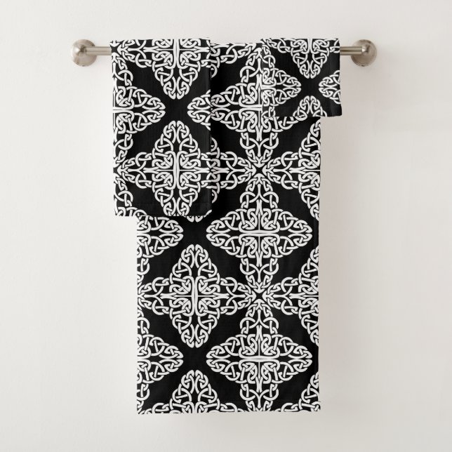 celtic cross bath towel set (Insitu)