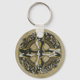 Celtic Cross Bodhran keychain