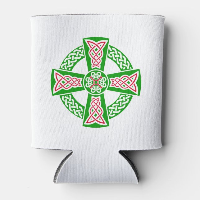 Celtic cross can cooler (Front)