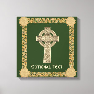Celtic Cross Custom Canvas Print