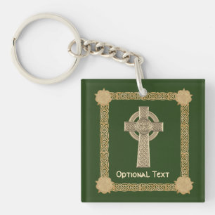 Celtic Cross Custom Keychain