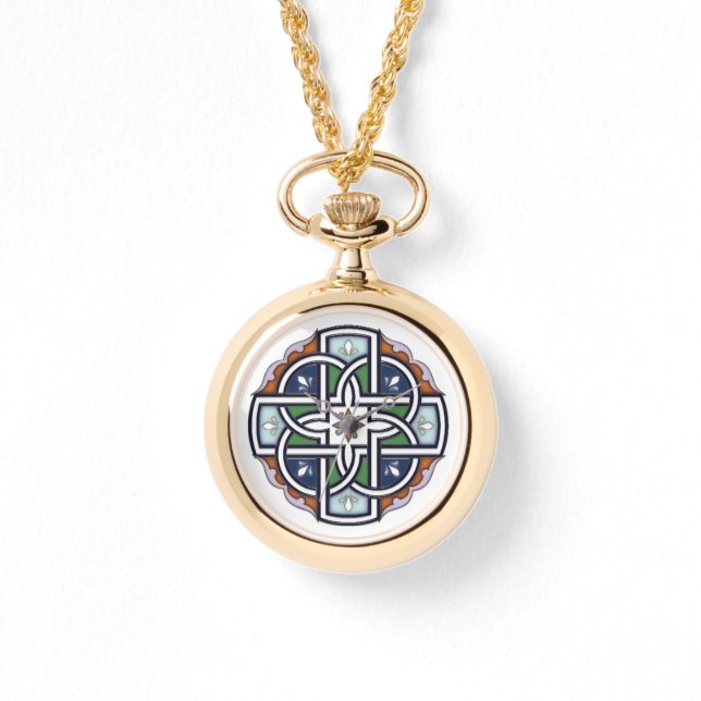 Celtic Cross Deco Watch (Front)