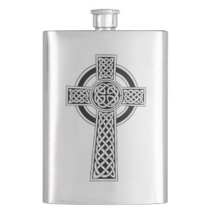 Celtic Cross flask