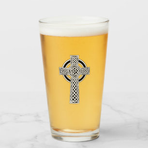 Celtic Cross Glass