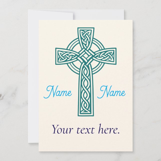 Celtic Cross Invitation (Devant)