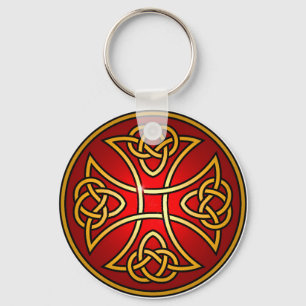 Celtic cross keychain