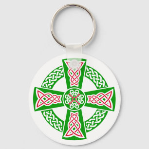 Celtic cross keychain