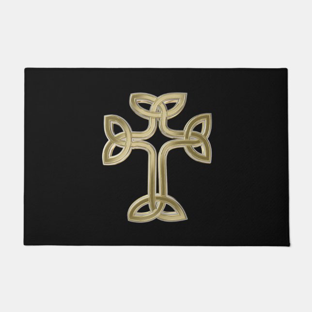 Celtic cross knot doormat (Front)
