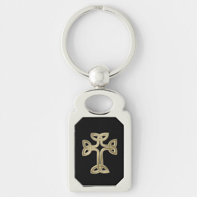 Celtic cross knot keychain (Front)