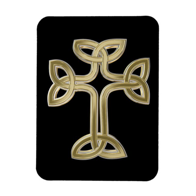 Celtic cross knot magnet (Vertical)