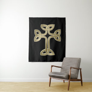 Celtic cross knot tapestry
