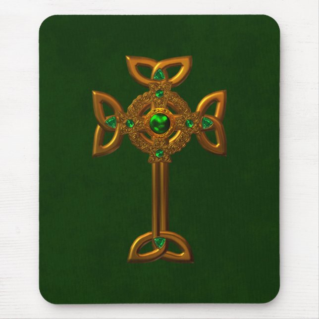 Celtic Cross Mouse Pad (Front)
