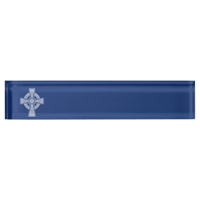 Celtic cross nameplate (Front)