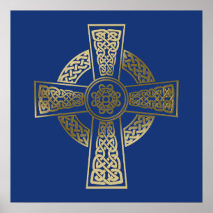 Celtic cross poster