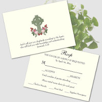 Celtic Cross Roses Response Card