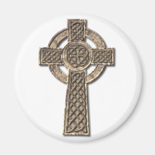 Celtic Cross - Stone Magnet