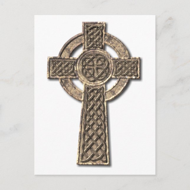 Celtic Cross - Stone Postcard (Front)