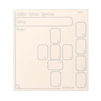 Celtic Cross Tarot Spread (medium, simple gold)