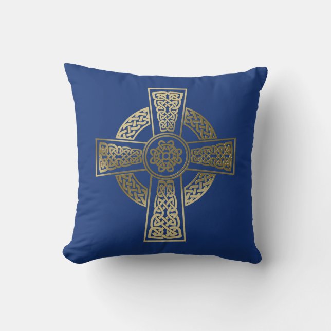 Celtic cross throw pillow (Front)