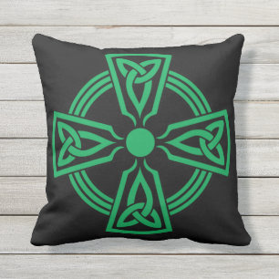 Celtic Cross Throw Pillow