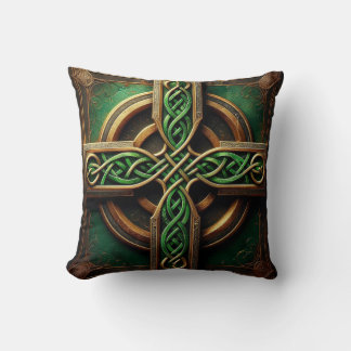 Celtic Cross Throw Pillow