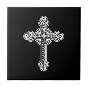 Celtic cross tile